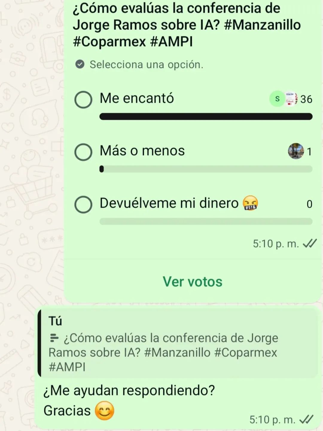 Testimonio WhatsApp 3